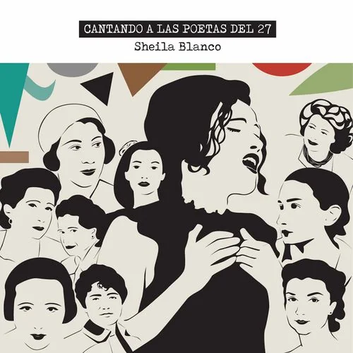 Cover of Cantando a las Poetas del 27 by Sheila Blanco